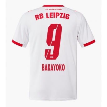 RB Leipzig Johan Bakayoko #9 Maglia Gara Casa Repliche 2025-26 Maniche Corte